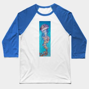 Giant Pacific Sea Nettle Jellyfish Baseball T-Shirt